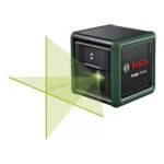 Bosch Quigo Αυτορυθμιζόμενο Γραμμικό Αλφάδι Laser Πράσινης Δέσμης 1.5V με Εύρος Εργασίας 12m