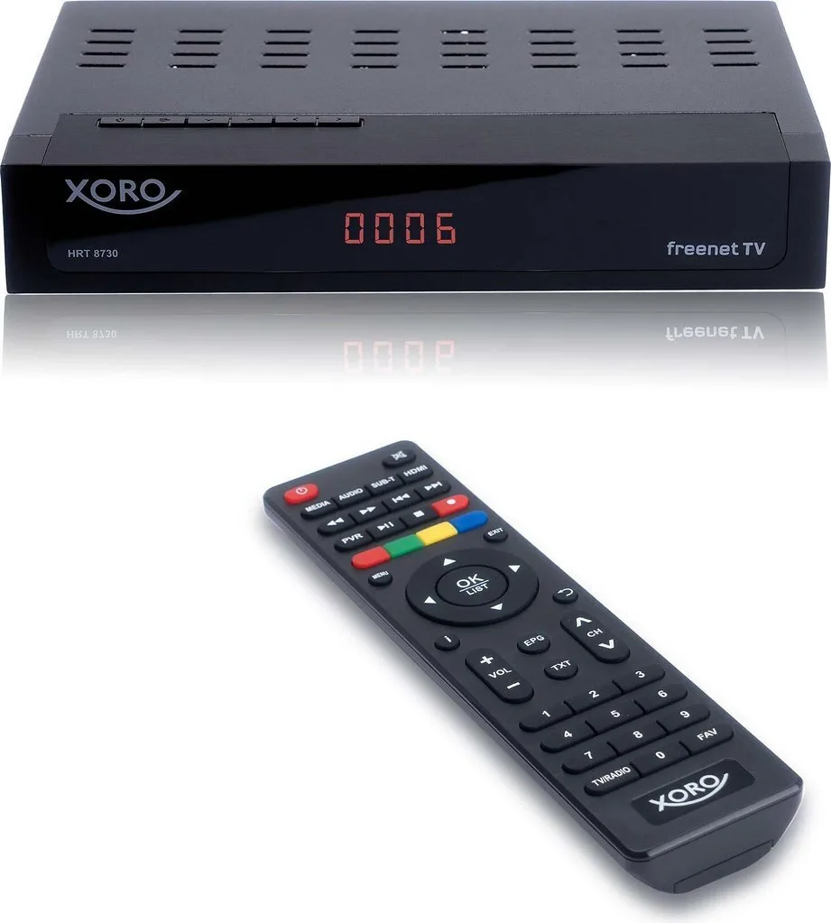 Ψηφιακός Δέκτης Xoro Hrt 8730 Hd Dvb-t2/c Hd Receiver Freenet Pvr-r - Image 1