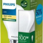 Philips Λάμπα LED 100W για Ντουί E27 Θερμό Λευκό
