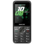 MaxCom MM244 SE Dual SIM Κινητό με Μεγάλα Κουμπιά Μαύρο