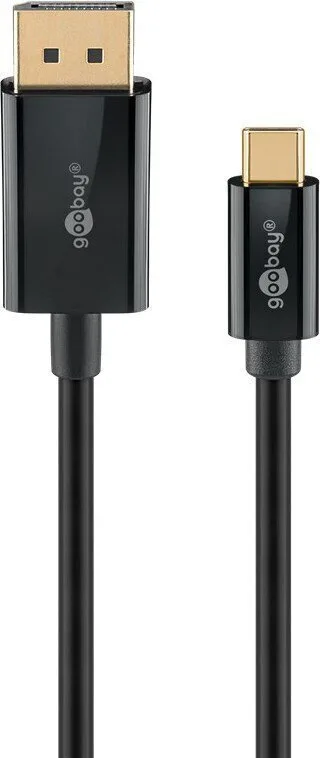 Goobay USB 3.1 Cable USB-C male - USB-C / DisplayPort Μαύρο 2m 75705 - Image 1