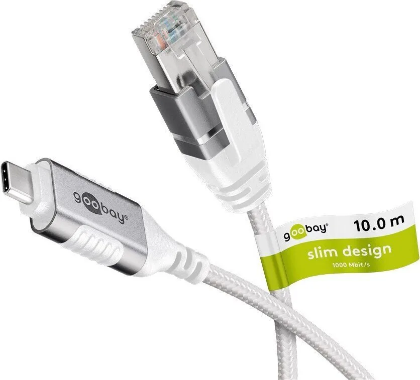 Goobay USB 3.1 Cable USB-C male - USB-C Ασημί 10m 74391 - Image 1