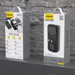 Dudao K15Max Power Bank 30000mAh 22.5W με Θύρα USB-A και Θύρα USB-C Power Delivery Μαύρο