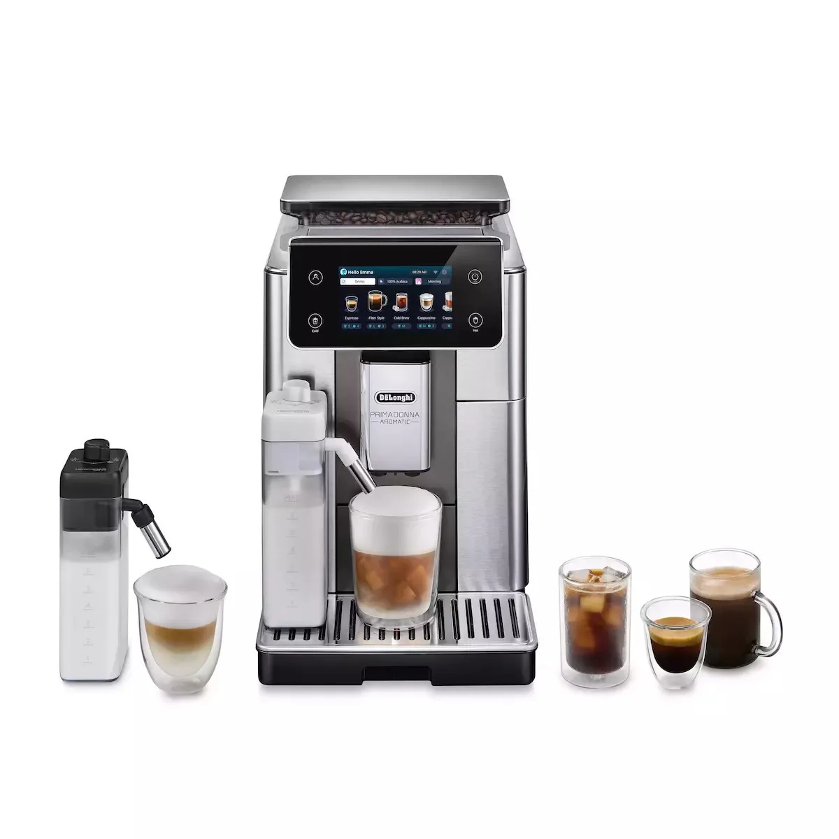 20250515164854_de_longhi_aytomati_michani_espresso_1450w_piesis_19bar_gia_cappuccino_kafe_ecam630_75tm.jpeg De'Longhi Primadonna Αυτόματη Μηχανή Espresso 1450W Πίεσης 19bar για Cappuccino Καφέ - Image 1