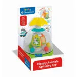 Baby Clementoni Βρεφικό Παιχνίδι Happy Animals Spinning Top για 9+ Μηνών