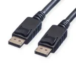 Roline Cable 11.99.5766 Displayport M To Displayport M 4096x2560 @60hz 10m Black