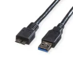 Roline Cable 11.02.8877 From Usb Type A M To Usb Type Micro B 3.0 M 3m Black