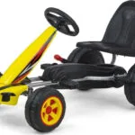 Viper Go Kart Μονοθέσιο με Πετάλι Licensed Κίτρινο για 3+ Ετών