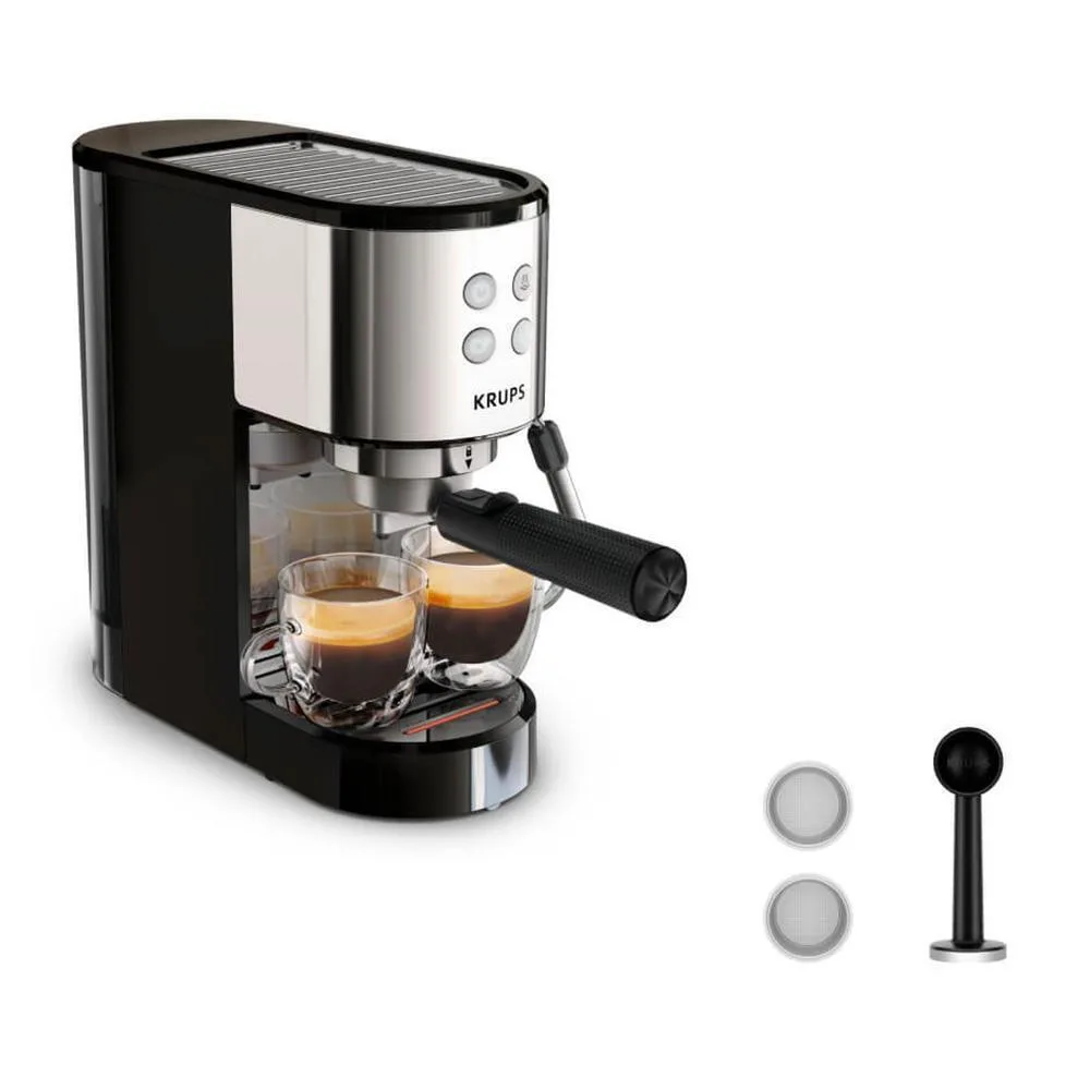 Krups Virtuoso Essential Μηχανή Espresso 1350W Πίεσης 15bar Μαύρη - Image 1