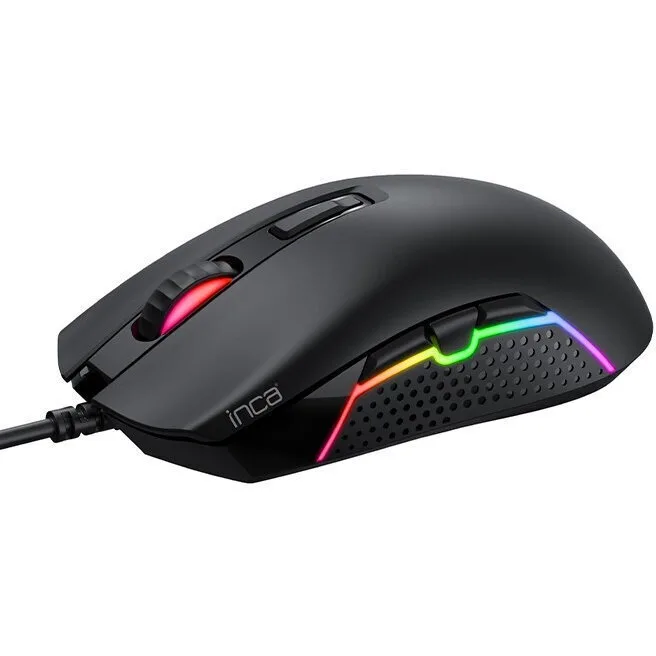 20250618164255_inca_img_gt14_rgb_gaming_pontiki_mayro.jpeg Inca IMG-GT14 RGB Gaming Ποντίκι 3600 DPI Μαύρο - Image 1