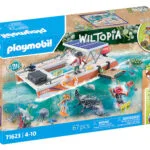 Playmobil Wiltopia Πλωτό Εργαστήριο Υποθαλάσσιων Ερευνών για 4-10 ετών 71623