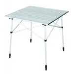 High Peak Aluminium Camping Table Τραπέζι Πλαστικό για Camping Πτυσσόμενο 70x70x70cm Ασημί 44180