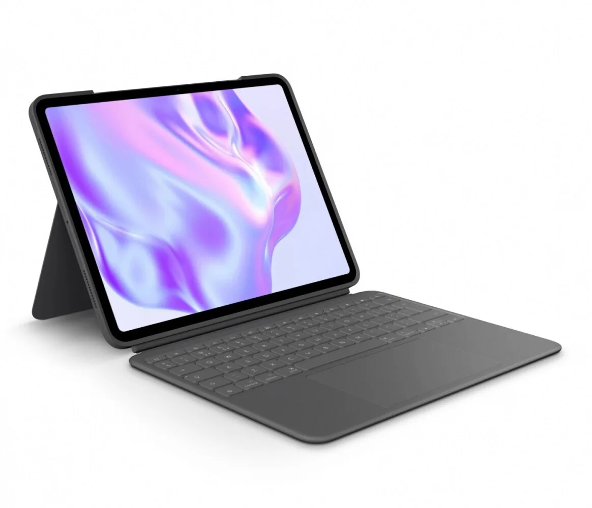 20250714162408_logitech_flip_cover_me_pliktrologio_gri_ipad_pro_11_m4.jpeg Logitech Combo Touch Flip Cover με Πληκτρολόγιο Γκρι (iPad Pro 11 M4) - Image 1