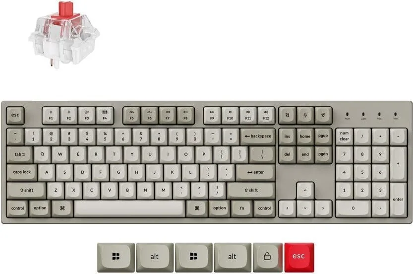 20250805100018_keychron_c2_pro_c2px_m1_gaming_michaniko_pliktrologio_me_keychron_red_diakoptes_kai_rgb_fotismo_agliko_us_retro.jpeg Keychron C2 Pro C2PX-M1 Gaming Μηχανικό Πληκτρολόγιο με Keychron Red διακόπτες και RGB φωτισμό (Αγγλικό US) Retro - Image 1