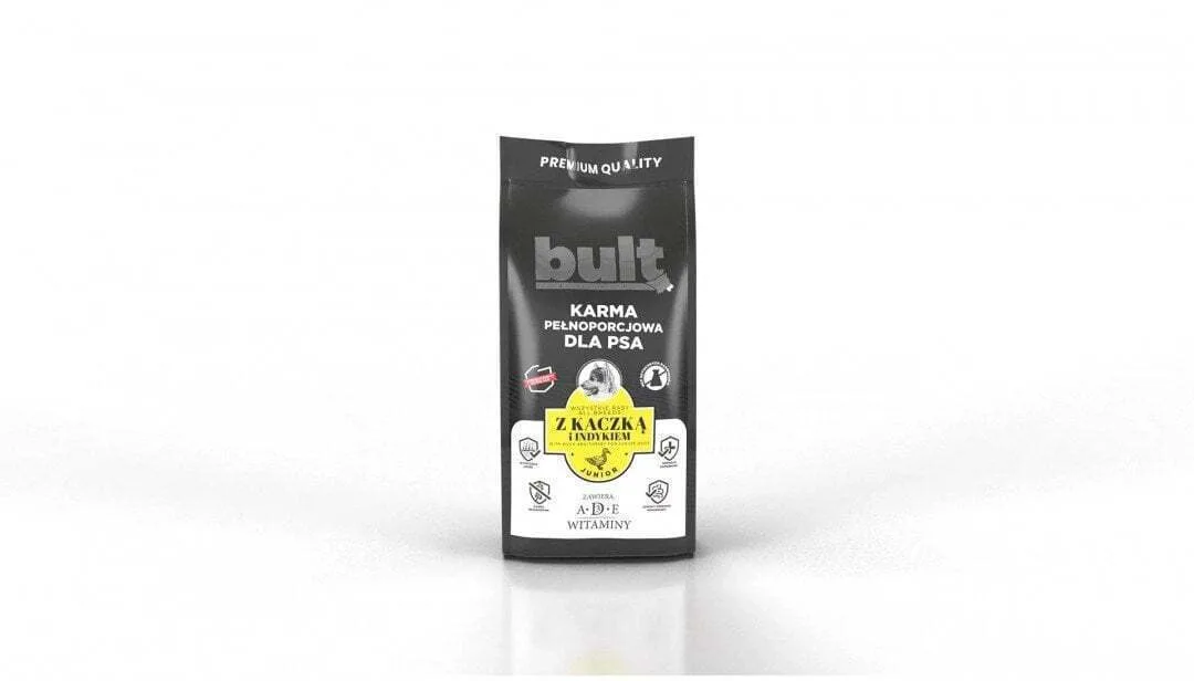 Bult 3kg Ξηρά Τροφή χωρίς Σιτηρά & Γλουτένη για Κουτάβια με Πάπια και Γαλοπούλα - Image 1