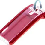 Durable Key Tag Holder Red 6pcs/set