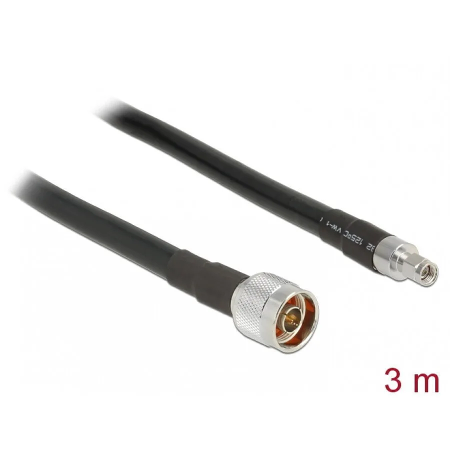 20250923095006_delock_antenna_cable_n_plug_to_rp_sma_plug_cfd400_llc400_3m_low_loss_delock_13021.jpeg Delock Antenna Cable N Plug To Rp-sma Plug Cfd400 Llc400 3m Low Loss Delock 13021 - Image 1