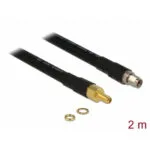 Delock Rp-sma Antenna Cable Plug To Rp-sma Jack Cfd400 Llc400 2m Low Loss Delock 13014