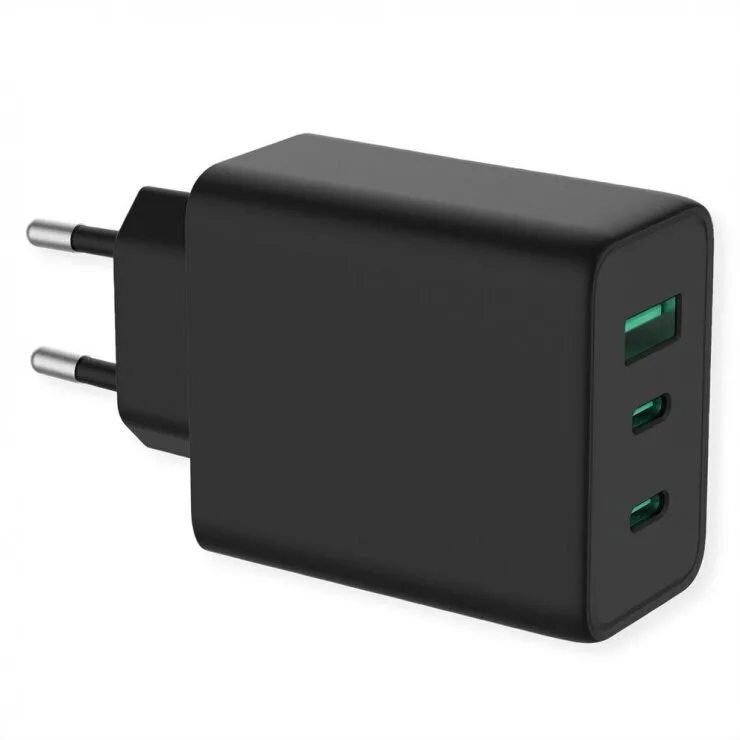 20250924160852_value_fortistis_me_ensomatomeno_kalodio_me_thyra_usb_a_kai_2_thyres_usb_c_65w_19_99_1096_10.jpeg Value Φορτιστής με Ενσωματωμένο Καλώδιο με Θύρα USB-A και 2 Θύρες USB-C 65W Μαύρος (19.99.1096-10) - Image 1