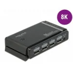 DeLock DisplayPort 1.4 2 x 2 DisplayPort Inverter to 1 x 2 8K DisplayPort