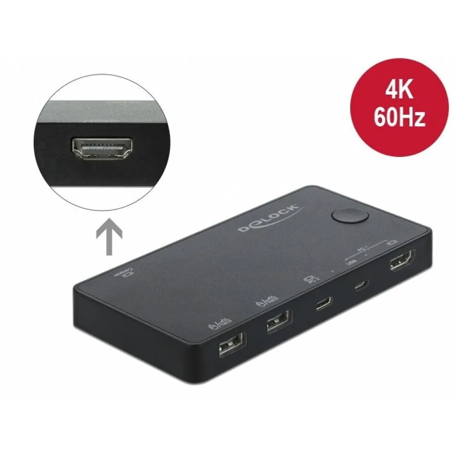 20250925164127_delock_hdmi_usb_c_kvm_4k_60_hz_me_usb_2_0.jpeg DeLock KVM & Data Switch 11477 - Image 1