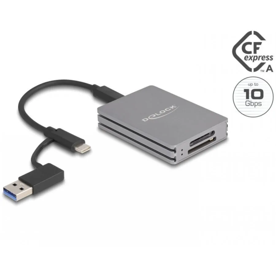 DeLock Card Reader Thunderbolt 3 Type-C για SD (91013) - Image 1