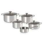 Le Creuset Σετ Μαγειρικά Σκεύη από Ανοξείδωτο Ατσάλι 9τμχ