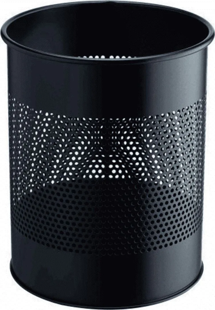 20251010165119_durable_kalathi_achriston_15lt_mayro_331001.jpeg Durable Μεταλλικό Καλάθι Αχρήστων 15lt Μαύρο 331001 - Image 1