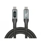 DeLock USB 2.0 Cable USB-C male - USB-C 240W PD Μαύρο 1m 86067