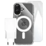 4smarts Case Iphone 17 Premium 3-in-1 Starter Pack 20w Usb-c Charger Sienna