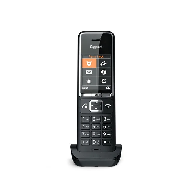 Gigaset Comfort 550HX Ασύρματο Τηλέφωνο με Ελληνικό Μενού Μαύρο - Image 1