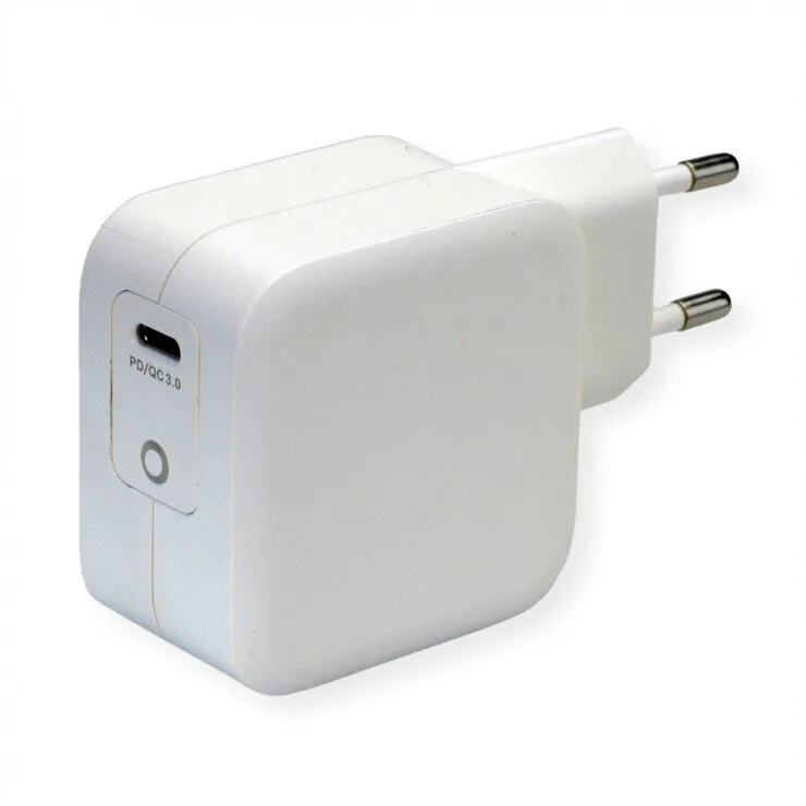 Roline Φορτιστής Χωρίς Καλώδιο με Θύρα USB-C 61W Power Delivery / Quick Charge 3.0 Λευκός (19.11.1018-10) - Image 1