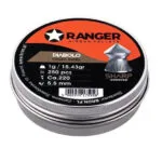 5,5 Mm Ranger Diabolo Sharp 250 Pcs Rag