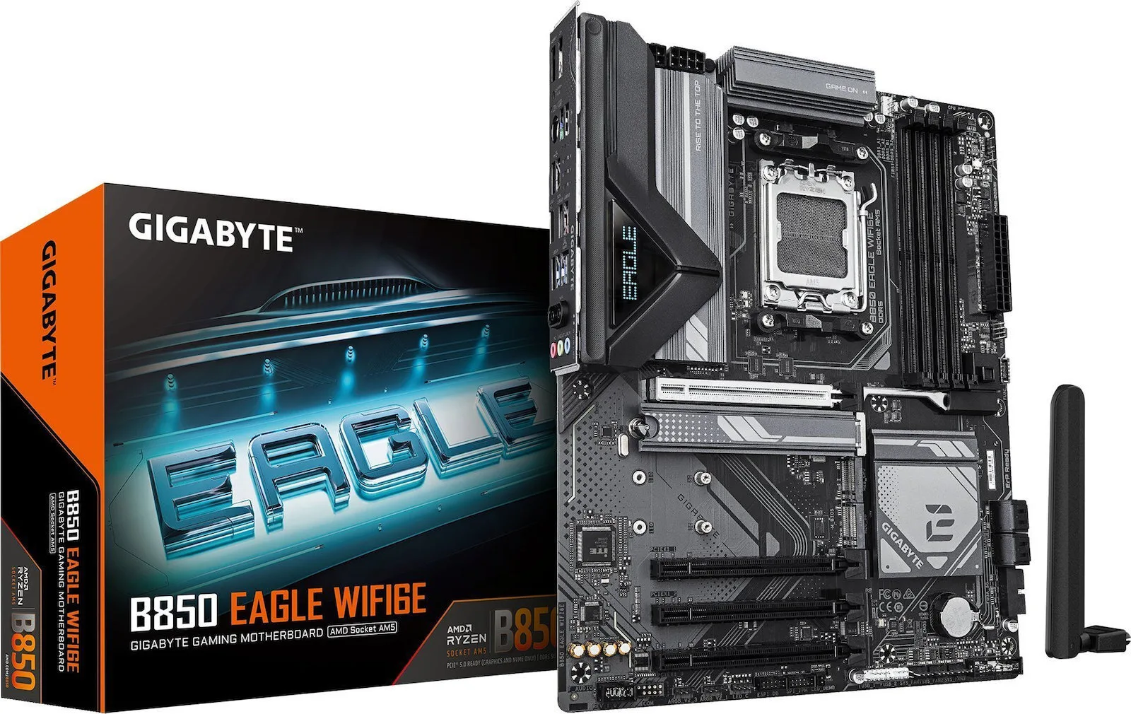 20251119181121_gigabyte_b850_eagle_wifi6e_motherboard_atx_me_amd_am5_socket.jpeg Gigabyte B850 Eagle WIFI6E Motherboard ATX με AMD AM5 Socket - Image 1
