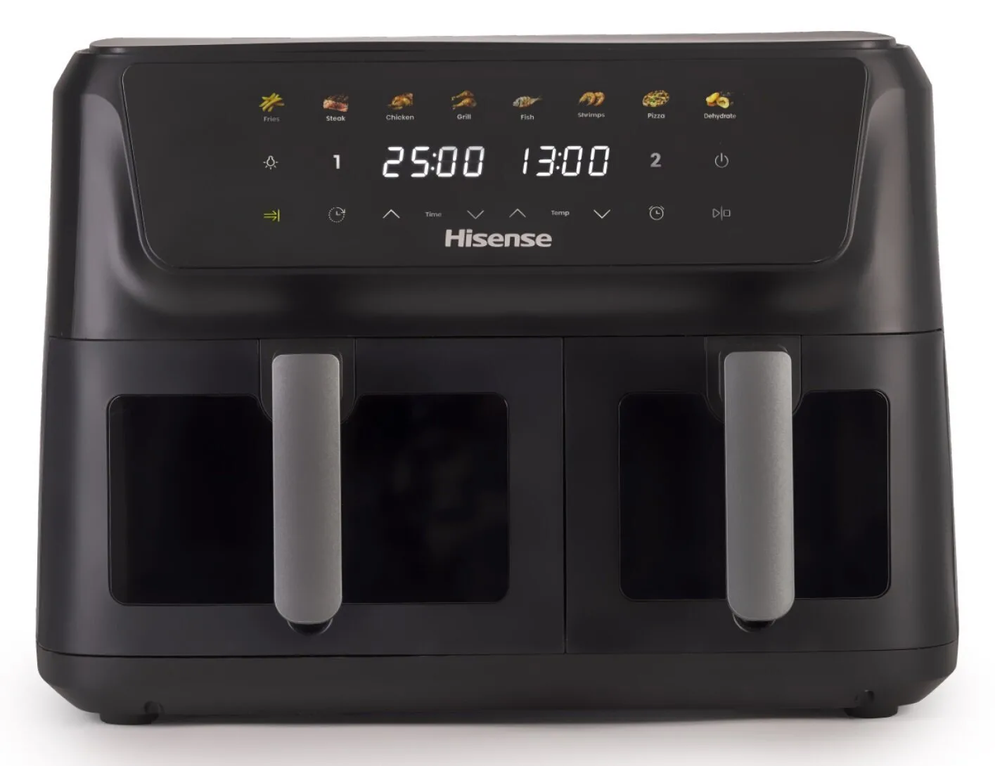 20251126173659_hisense_air_fryer_me_diplo_apospomeno_kado_11lt_mayro_2096198.jpeg Hisense Air Fryer με Διπλό Αποσπώμενο Κάδο 11lt Μαύρο 2096198 - Image 1