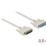 Καλώδιο Σειριακό Delock D-sub 25 Plug To Socket 0,5 M