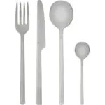 Alessi Clivo Besteckset 24-tlg Silber