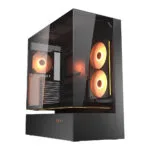 Cougar CFV235 Gaming Midi Tower Κουτί Υπολογιστή με Πλαϊνό Παράθυρο και RGB Φωτισμό Μαύρο
