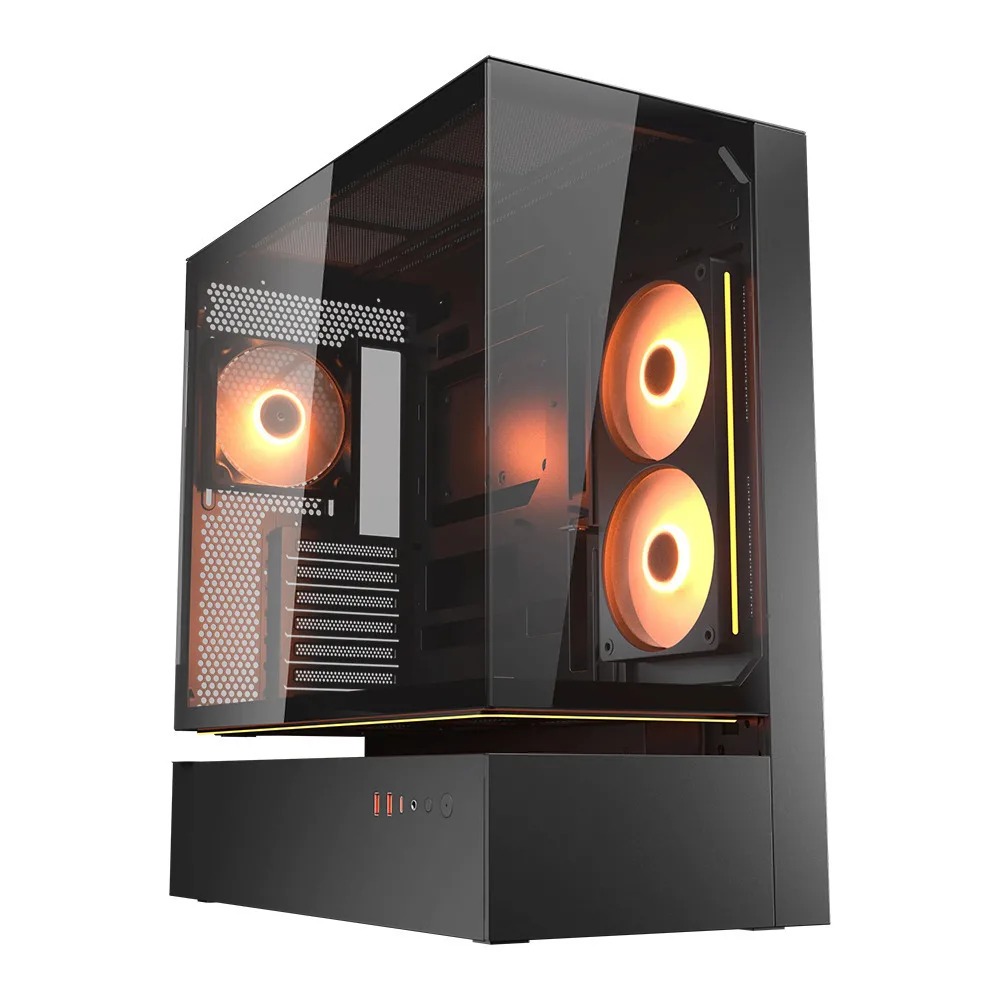 20251223141305_cougar_cfv235_gaming_midi_tower_kouti_ypologisti_me_plaino_parathyro_kai_rgb_fotismo_mayro.jpeg Cougar CFV235 Gaming Midi Tower Κουτί Υπολογιστή με Πλαϊνό Παράθυρο και RGB Φωτισμό Μαύρο - Image 1