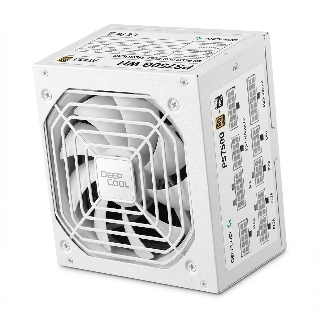 20251231132946_deepcool_deepcool_ps750g_750w_leyko_trofodotiko_ypologisti_full_modular_80_plus_gold.jpeg Deepcool Deepcool PS750G 750W Λευκό Τροφοδοτικό Υπολογιστή Full Modular 80 Plus Gold - Image 1