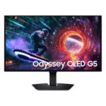 Samsung Odyssey G5 G50SF OLED HDR Gaming Monitor 27" QHD 2560x1440 180Hz με Χρόνο Απόκρισης 0.03ms GTG Ασημί