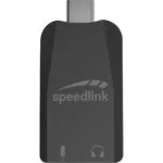 SpeedLink Εξωτερική USB-C Κάρτα Ήχου SL-880501-BK