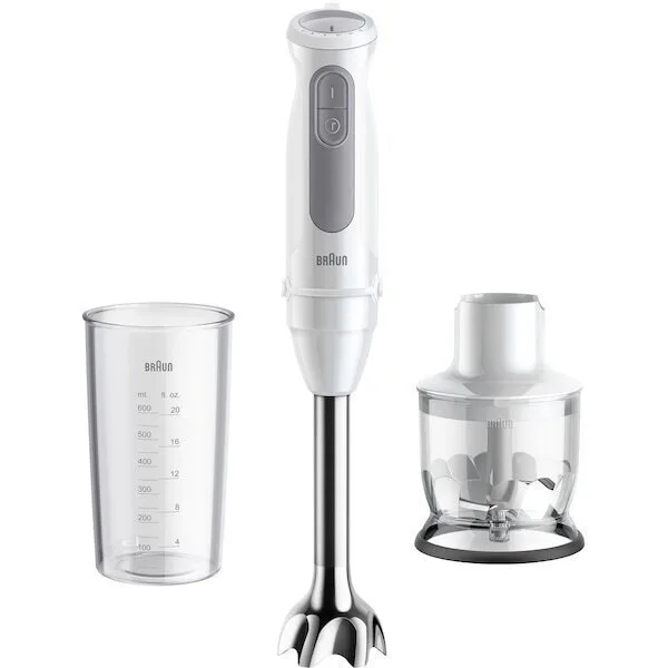 20260127155600_braun_mq50201m_ravdomplenter_me_plastiki_ravdo_1000w_leyko.jpeg Braun MultiQuick 5 Ραβδομπλέντερ με Ανοξείδωτη Ράβδο 1000W Λευκό - Image 1