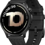 OnePlus Watch Lite Stainless Steel 45mm Αδιάβροχο με Παλμογράφο (Μαύρο)