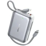 Awei C03 Power Bank 20000mAh 45W με Θύρα USB-A και Θύρα USB-C Ασημί
