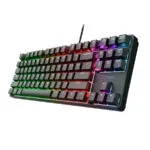 Trust 25724 Gaming Μηχανικό Πληκτρολόγιο Tenkeyless με Huano Brown διακόπτες και RGB φωτισμό (Αγγλικό US)