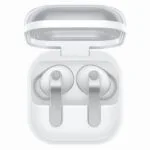 Samsung Galaxy Buds4 Pro Bluetooth Handsfree Ακουστικά με Αντοχή στον Ιδρώτα και Θήκη Φόρτισης Λευκά