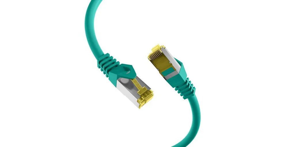 EFB S/FTP Cat.6a (Gigabit) Καλώδιο Δικτύου Ethernet Πράσινο MK7001.0,15GR - Image 1