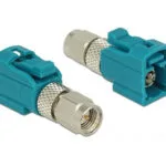 DeLock Μετατροπέας SMA male σε SMA female Χρυσό 1τμχ 89639