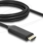 DeLock Cable HDMI male - HDMI male 2m Μαύρο